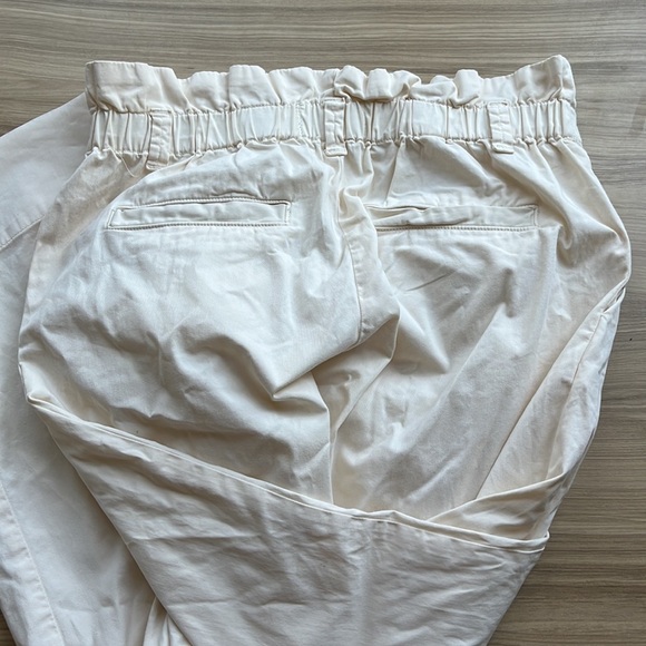 Everlane - The Paper Bag Pant - Organic Cotton - Ivory Cream - M - Picture 6 of 7